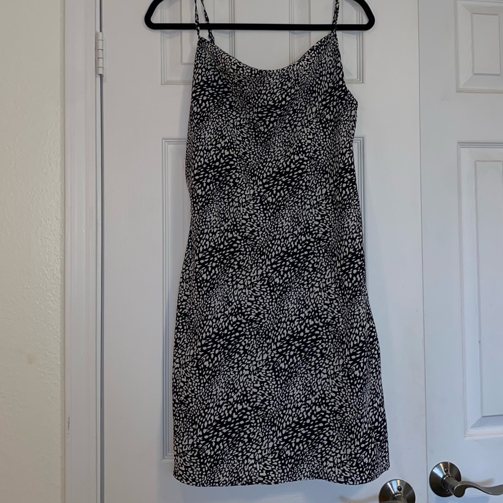 Animal Print Slip Dress | M